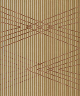 Anna-Veda 11989-bauhausstripes - handmade rug, tufted (India), 24x24 5ply quality